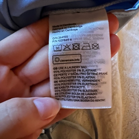 cropped blue tank with strings - Picture 5 of 5